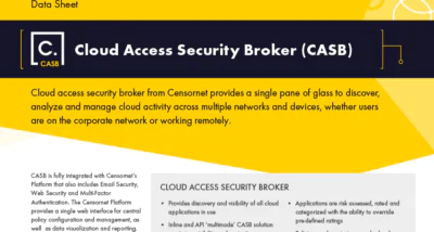 Cloud Access Security Broker (CASB) Datasheet