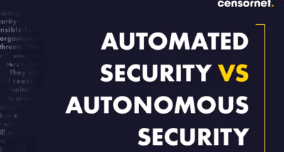 Automated Security vs Autonomous Security: Infographic
