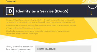 Identity-as-a-Service (IDaaS) Datasheet